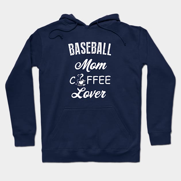 Baseball Mom Coffee Lover Hoodie by teegear